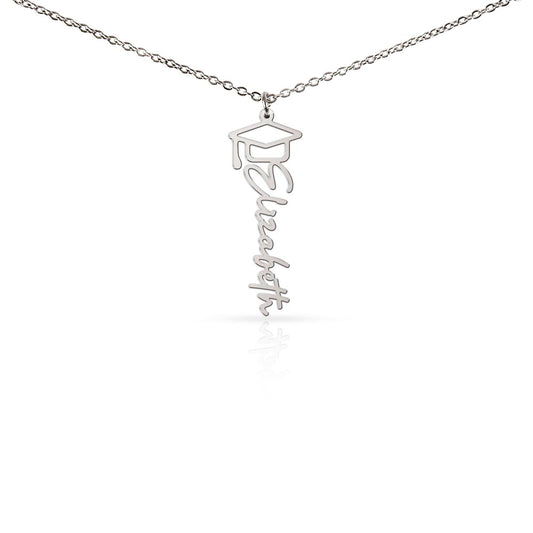 Graduation Name Necklace